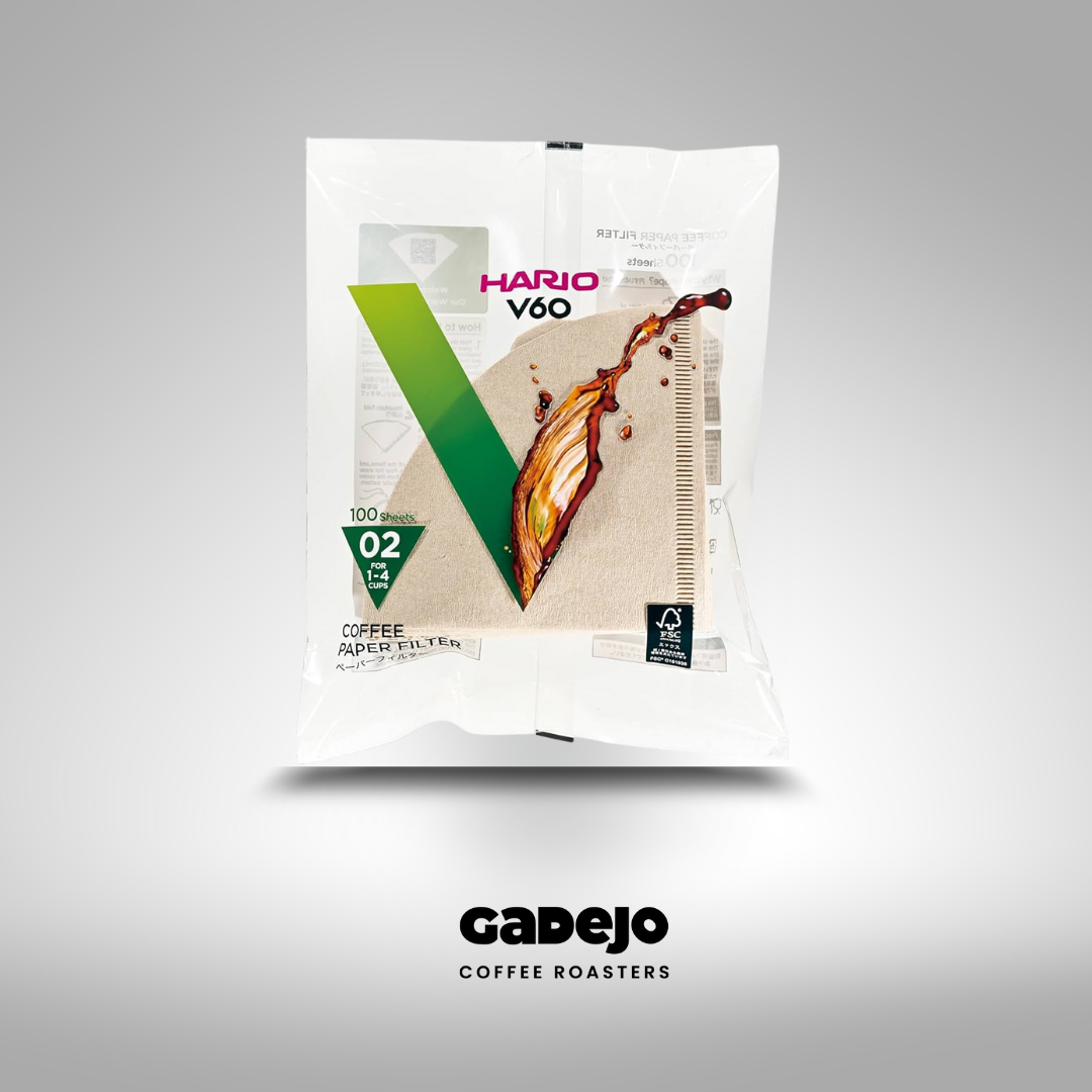 Filtros Hario V60 Tamaño 02 – 100 Unidades | GADEJO